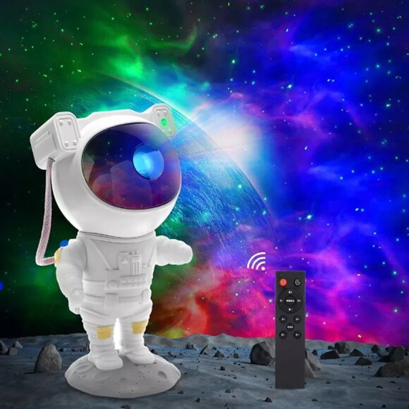 Astronaut Galaxy Star Projector: Starry Night Sky Lamp for Home Decor - Picture 5 of 6